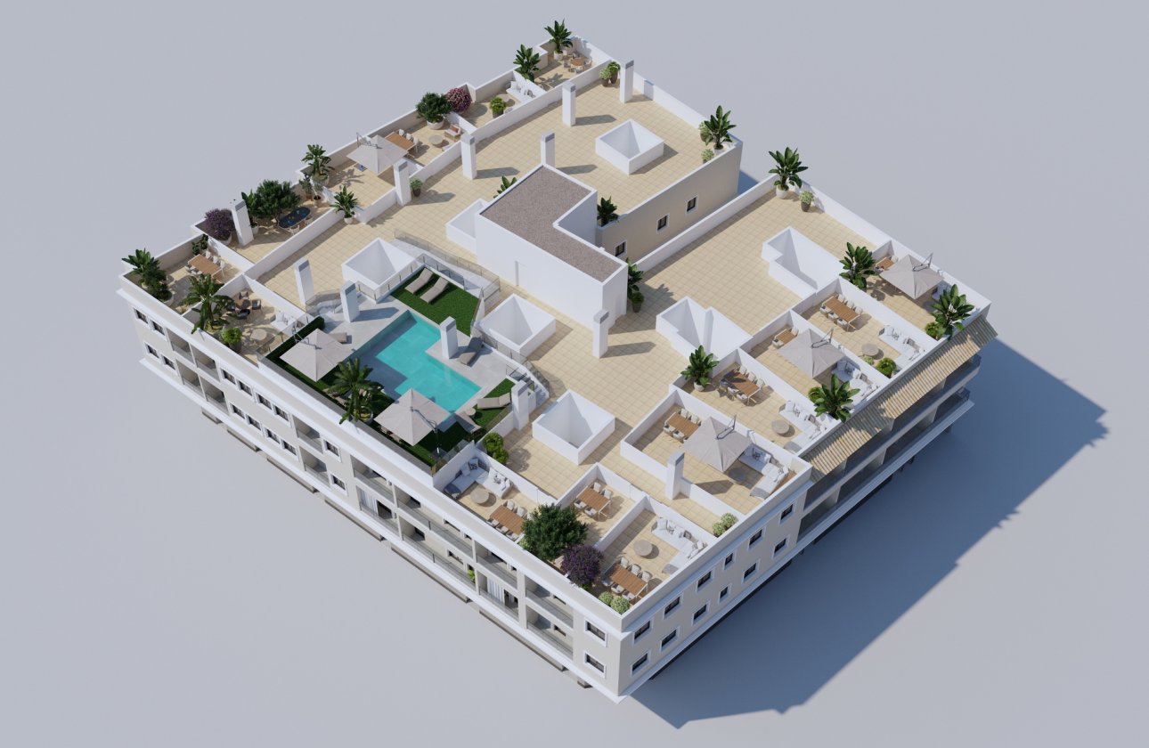 Nieuwbouw Woningen - Appartement / flat - Algorfa